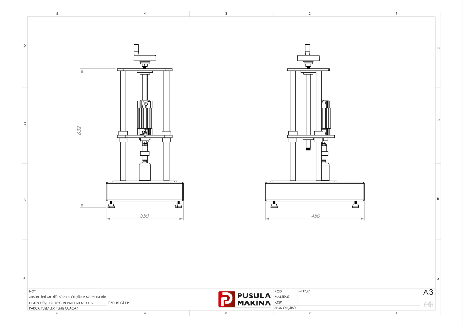 Manuel Parfüm Pompası ve Yaka Çakma Makinesi